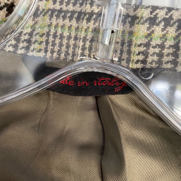 Peter Millar Blazer Sport Coat Green Plaid Wool Fall Winter - Made in Italy - Picture 2 of 3